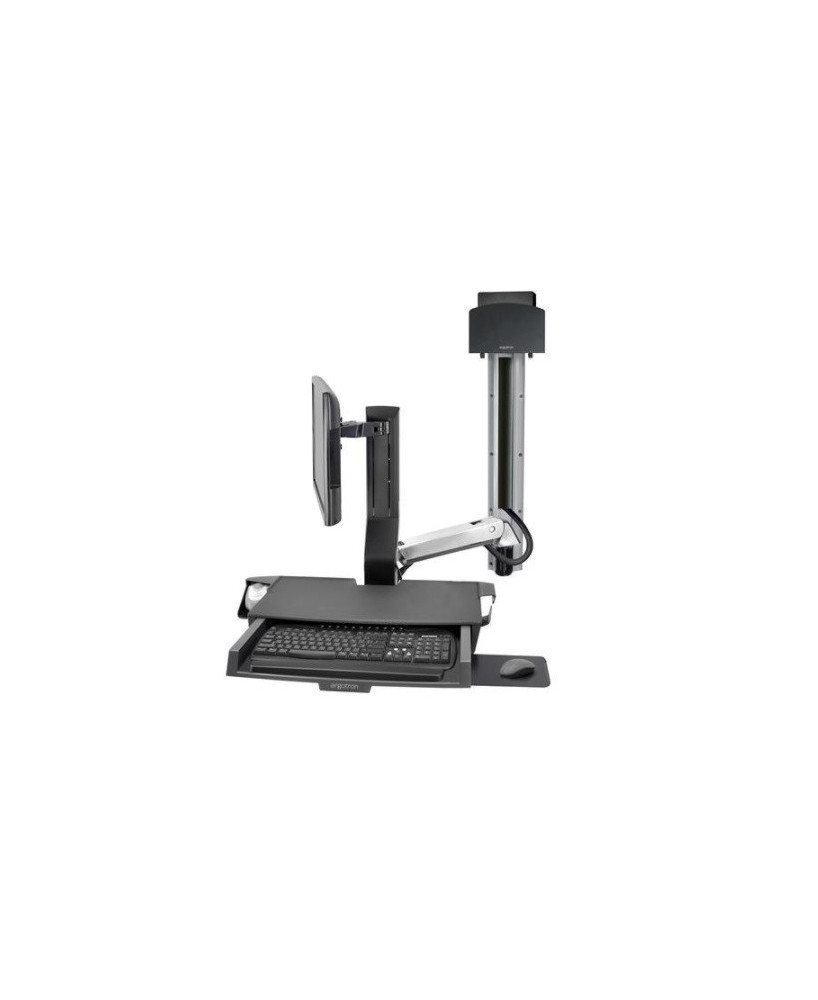 Buy Ergotron StyleView Wall Mount with Small CPU Holder 45-594-026