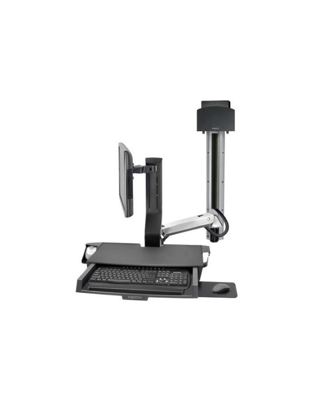 Buy Ergotron StyleView Wall Mount with Small CPU Holder 45-594-026