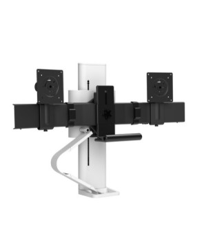 Ergotron TRACE Dual Monitor Mount in White 45-631-216 for Monitor and LCD Display