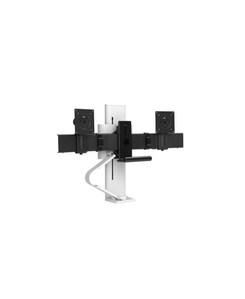 Ergotron TRACE Dual Monitor Mount in White 45-631-216 for Monitor and LCD Display