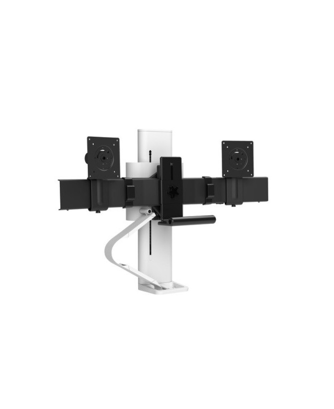 Ergotron TRACE Dual Monitor Mount in White 45-631-216 for Monitor and LCD Display