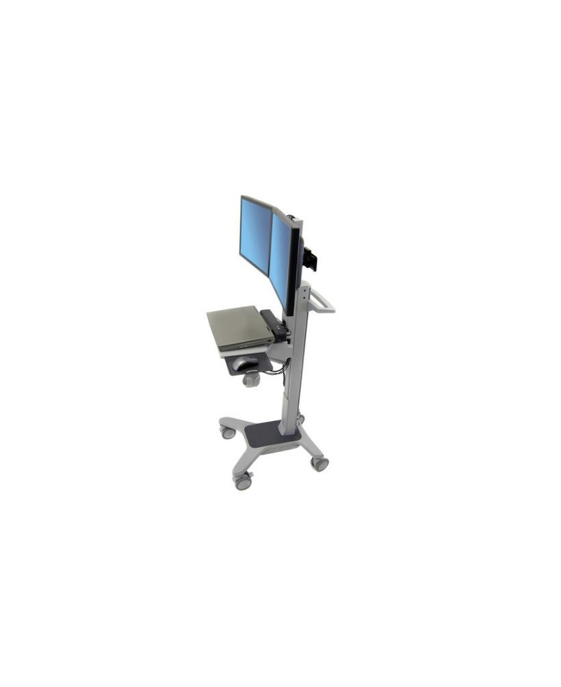 Buy Ergotron Neo-Flex Dual WideView WorkSpace Computer Trolley 24-194-055