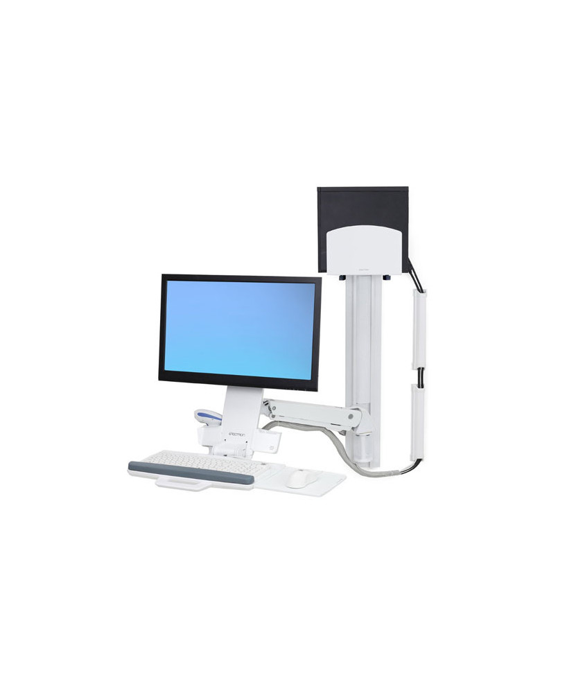 Buy Ergotron StyleView Sit-Stand Combo System in White 45-271-216 for CPU