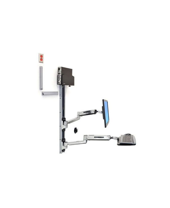 Buy Ergotron LX Sit-Stand Wall Mount System 45-359-026 for Flat Panel Display