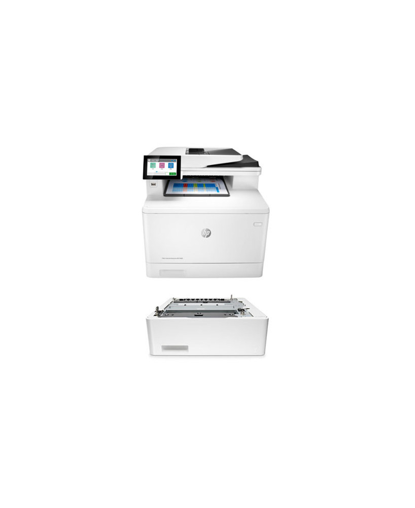 Bundle HP Color LaserJet Enterprise M480f Multifunction Duplex Printer + 550 Sheet Tray 3QA55A-TRAY