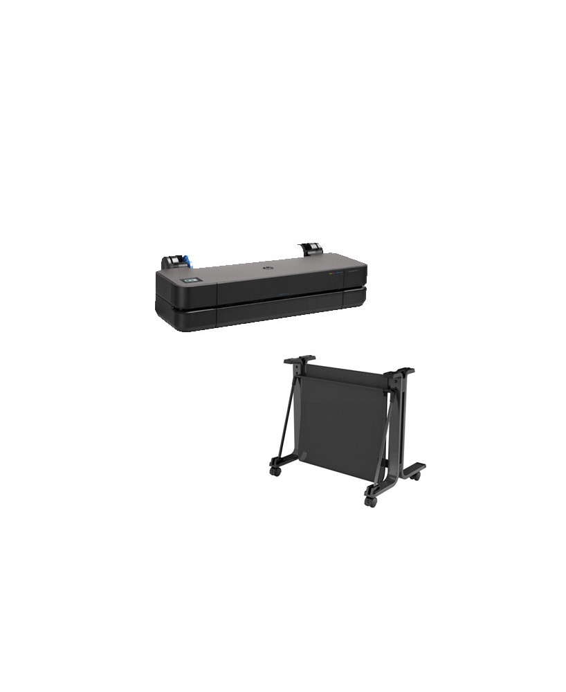 Buy the Bundle HP DesignJet T230 24-Inch Wireless Plotter Printer with Printer Stand 5HB07A-STAND