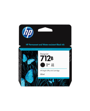 Buy HP 712B 80ml Black Ink Cartridge 3ED29A for DesignJet T210, T230 and T250 Printer