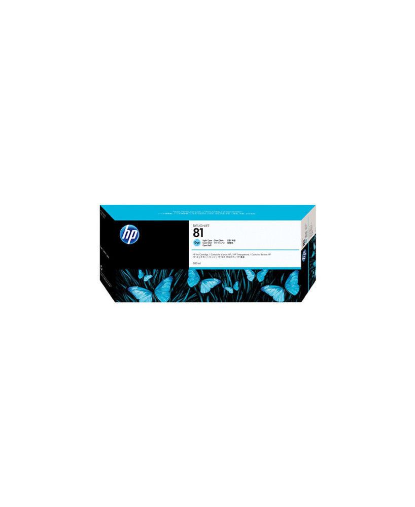 Buy HP 81 680-ml Light Cyan DesignJet Dye Ink Cartridge C4934A For DesignJet 500/5500