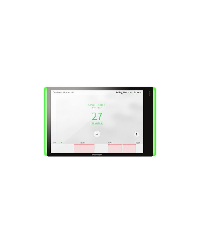 Buy Bundle Crestron 7" Room Scheduling Touch Screen in Black TSS-770-B-S-LBKIT with Crestron Flex Service TSS-770-T-B-S-LBKIT-CS