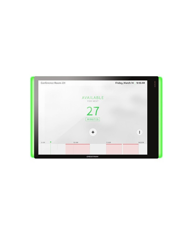 Buy Bundle Crestron 7" Room Scheduling Touch Screen in Black TSS-770-B-S-LBKIT with Crestron Flex Service TSS-770-T-B-S-LBKIT-CS