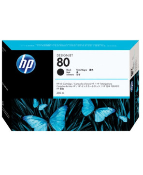 Buy HP 80 350 ml Black Ink Cartridge C4871A for DesignJet 1050c, 1050c plus