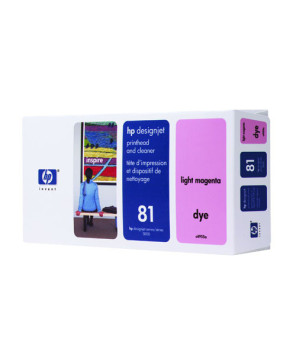 Buy HP 81 Dye Light Magenta Printhead-Cleaner C4955A for DesignJet 5000 and 5500 Series Printer