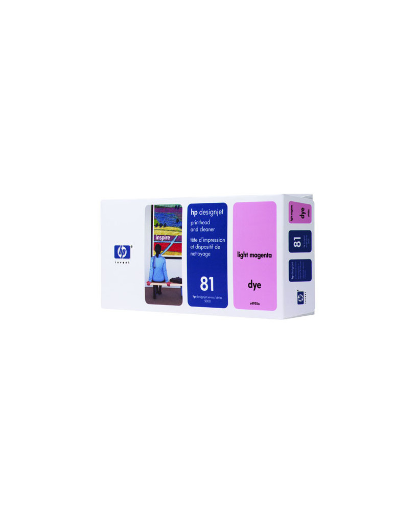 Buy HP 81 Dye Light Magenta Printhead-Cleaner C4955A for DesignJet 5000 and 5500 Series Printer