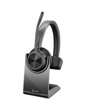 HP Poly/Plantronics Voyager 4310 UC V4310 USB-A Mono Bluetooth Headset with Charging Stand 218471-01 / 77Y92AA