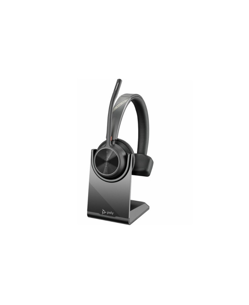 HP Poly/Plantronics Voyager 4310 UC V4310 USB-A Mono Bluetooth Headset with Charging Stand 218471-01 / 77Y92AA