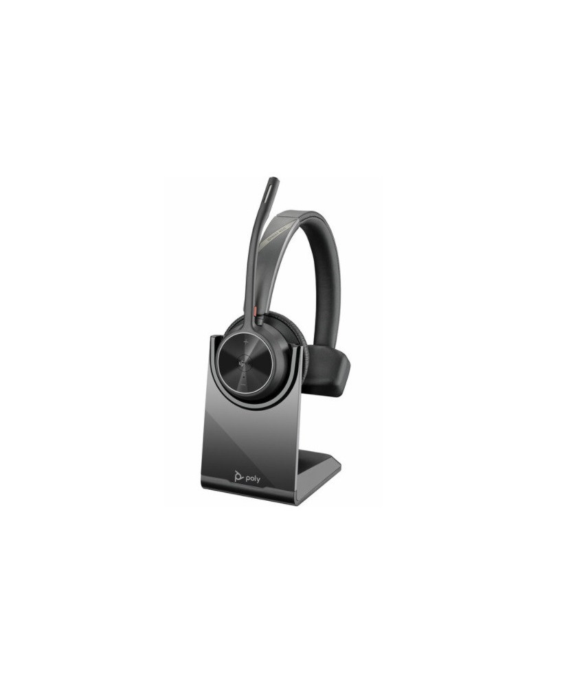 HP Poly/Plantronics Voyager 4310 V4310-M USB-A MS Teams Mono Bluetooth Wireless Headset with Charging Stand 218471-02 / 77Y93AA