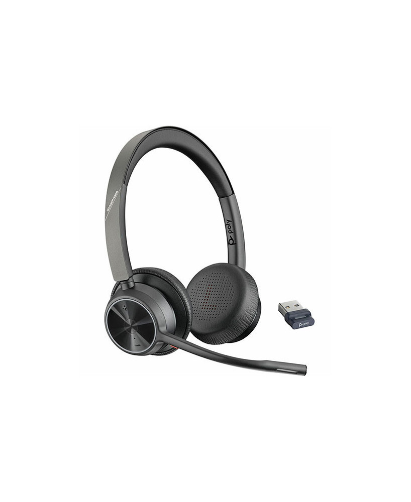 HP Poly/Plantronics Voyager 4320 UC V4320 USB-A Stereo Wireless Headset 218475-01 / 76U49AA