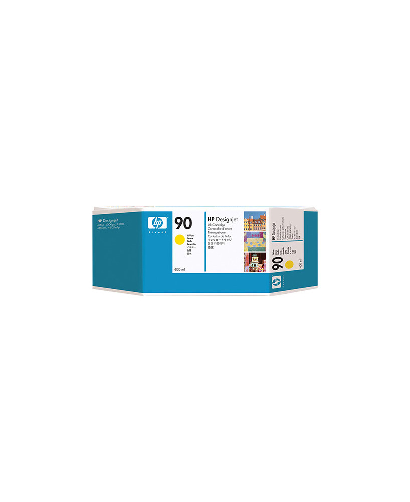 Buy HP 90 400ml Yellow Ink Cartridge C5065A for DesignJet 4000 and 4000PS Series Printer