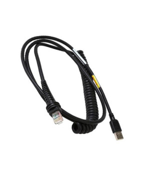 Buy Honeywell 3m USB-A 5V Host Power Coiled Cable in Black CBL-500-300-C00 for MS1633 Focus BT, Hyperion 1300g & Voyager