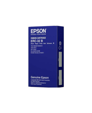 Epson ERC-32 B Black Ribbon Cartridge C43S015371 for TM-U675 Printer