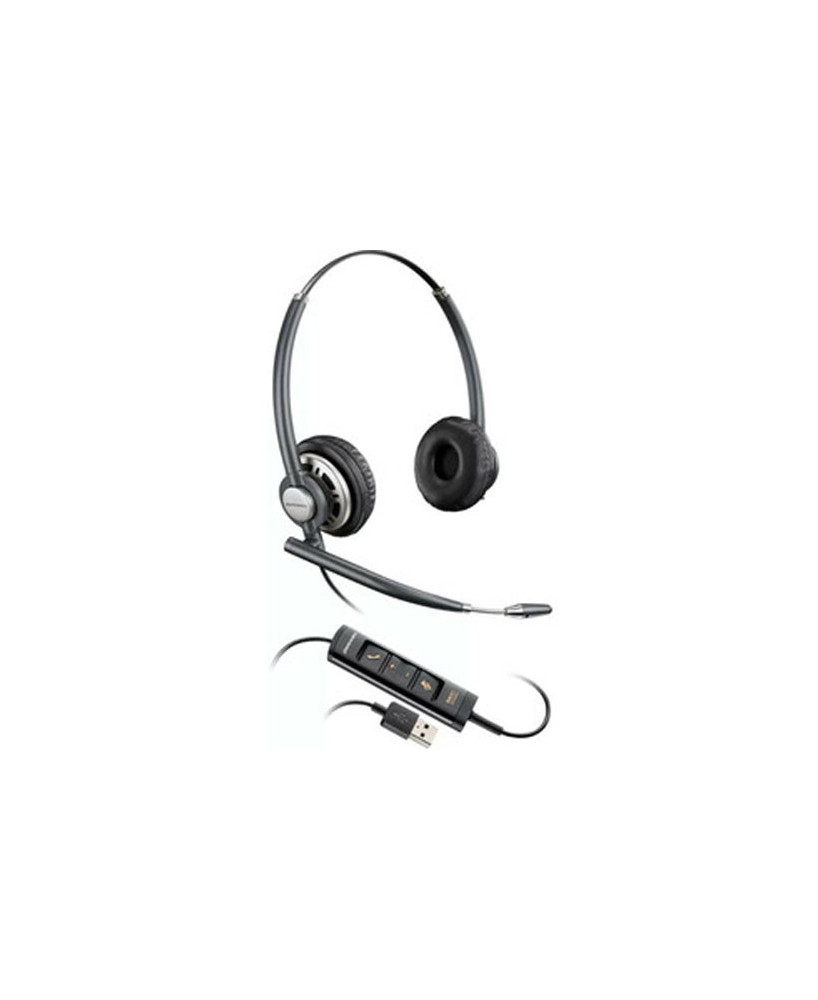 HP Poly/Plantronics EncorePro 525-M UC Microsoft Teams Binaural USB-A & C Headset 218275-01 / 783R2AA