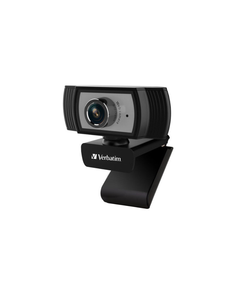 Buy Verbatim 1080p Full HD Webcam in Black and Silver 66614 for Computer