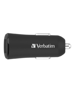 Verbatim 3.40A USB Dual Port Car Charger in Black 66599 for Smartphone