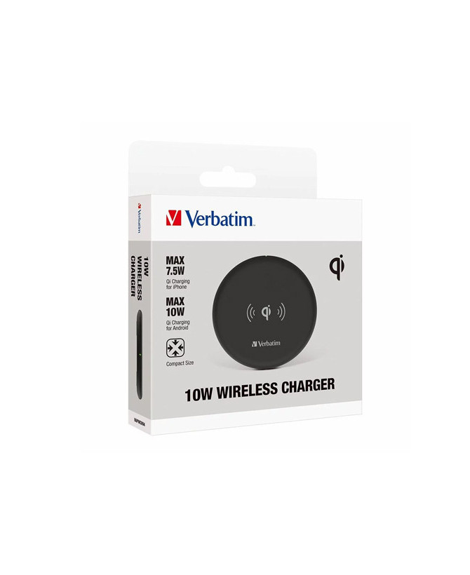 Buy Verbatim 10W Wireless Charger Pad in Space Grey 66596 Android/Apple/Smartphone Devices