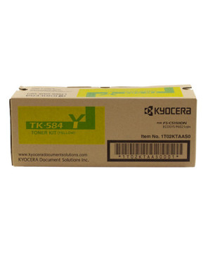 Buy Kyocera TK-584Y Yellow Toner Kit 1T02KTAAS0 for ECOSYS FS-C5150/P6021