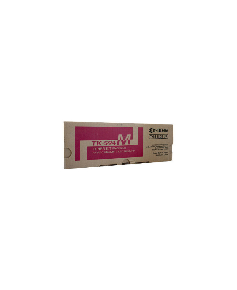 Buy Kyocera TK-594M Magenta Original Toner Kit 1T02KVBAS0 for FS-C2026MFP, FS-C2026MFP/KL3, FS-C2126MFP Printers