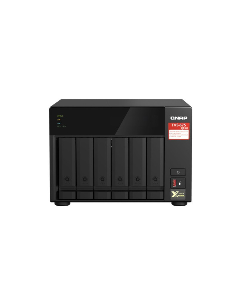 Buy QNAP TVS-675 6-Bay No Disk NAS Server TVS-675-8G