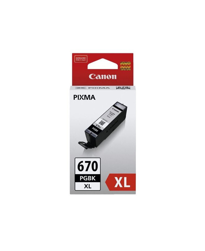 Buy Canon High Yield Black Ink Cartridge PGI670XLBK for Pixma MG576, MG5765 and MG5860