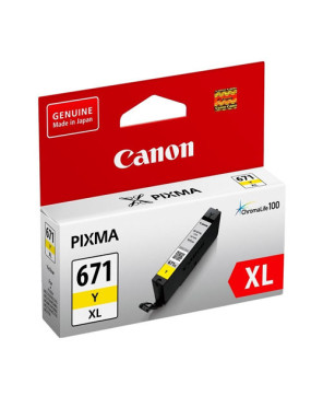 Buy Canon Yellow Extra Large Ink Cartridge CLI-671XLY for PIXMA MG5760, MG5765 and MG6860 