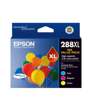 Buy Epson 288XL High Capacity DURABrite Ultra Three Colour Ink Cartridge C13T306592 for XP-440, XP-340, and XP-344 Printers 