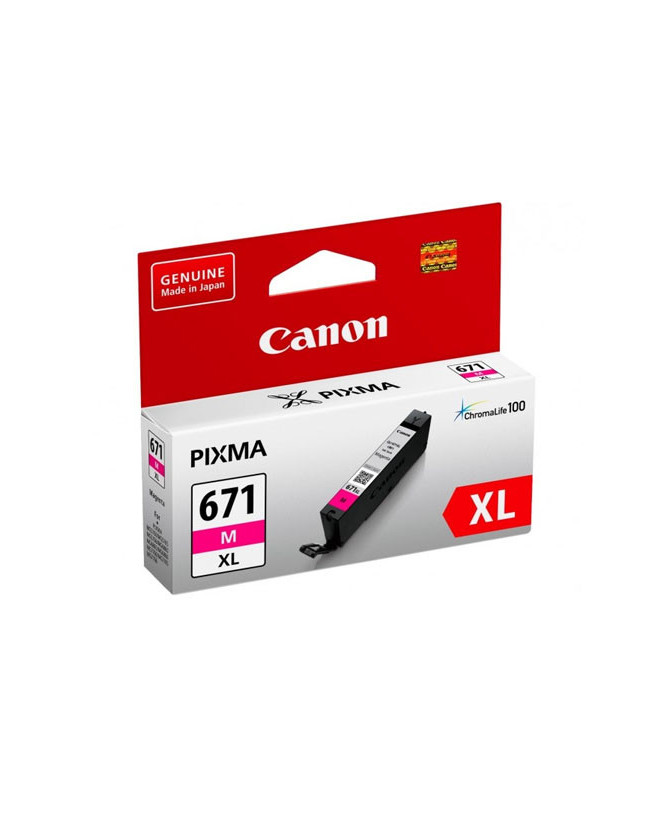 Buy Canon Magenta Original Ink Cartridge CLI-671XLM for MG5760, MG5765, MG6860, and MG6865