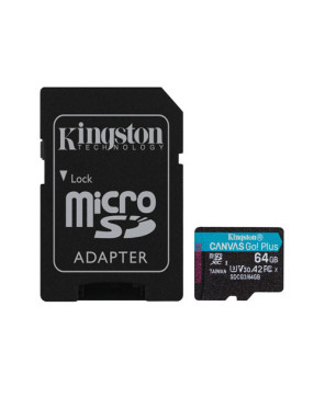 Buy Kingston Canvas Go Plus 64 GB microSD Memory Card with SD Adapter SDCG3/64GB