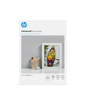 Buy HP Advanced 20-Sheet 210mm x 297mm Glossy FCS Photo Paper 9RR51A