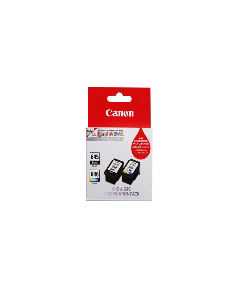 Buy Canon Black Original Ink Cartridge PG645CL646CP for PIXMA MG2460, MG2560 and MX496 Printers 