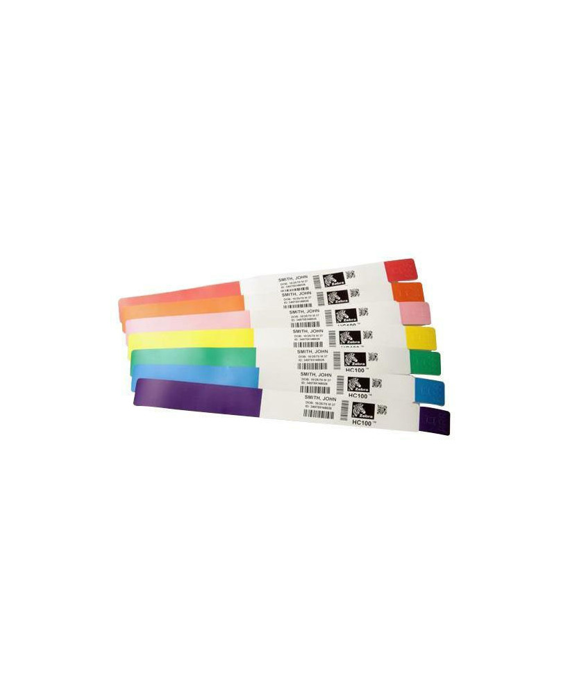 Buy Zebra Z-Band Fun Wristband Cartridge Kit in Green 10012713-4K for Zebra HC100 Desktop Printer