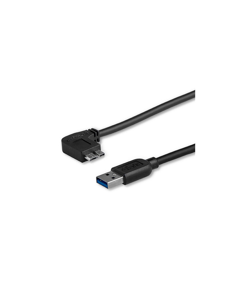 Buy StarTech 50cm Left-Angle Slim Micro USB 3.0 Cable USB3AU50CMLS