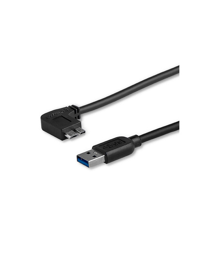 Buy StarTech 50cm Left-Angle Slim Micro USB 3.0 Cable USB3AU50CMLS