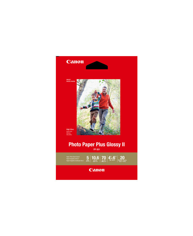 Buy Canon PP3014X6-20 Photo Paper Plus Glossy II 4"x6" 20 Sheets