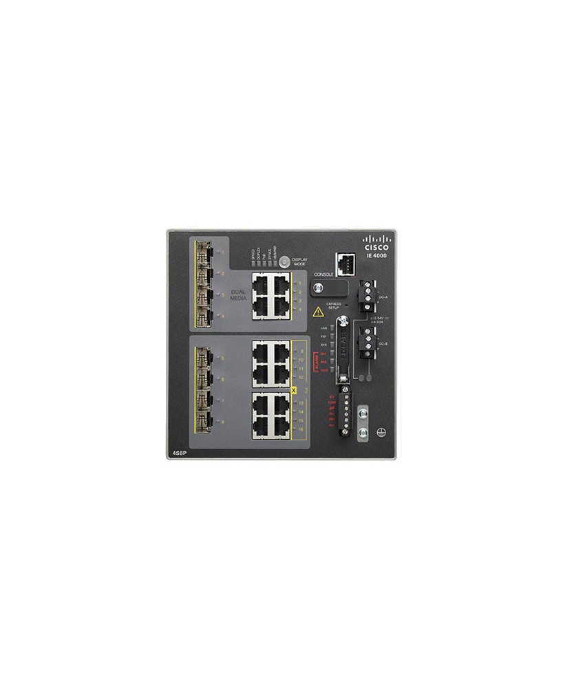 Buy Cisco 12-Port Manageable Layer 3 Switch IE-4000-4GC4GP4G-E