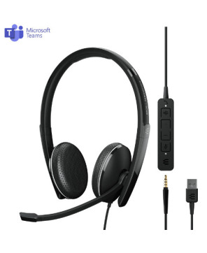 Buy EPOS | Sennheiser ADAPT 165T USB II Stereo Headset MS Teams with USB-A & 3.5mm 1000902 