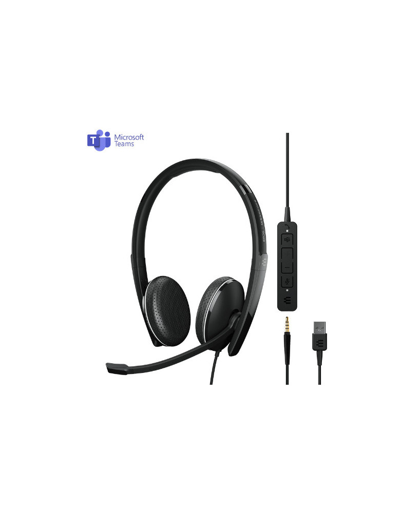 Buy EPOS | Sennheiser ADAPT 165T USB II Stereo Headset MS Teams with USB-A & 3.5mm 1000902 