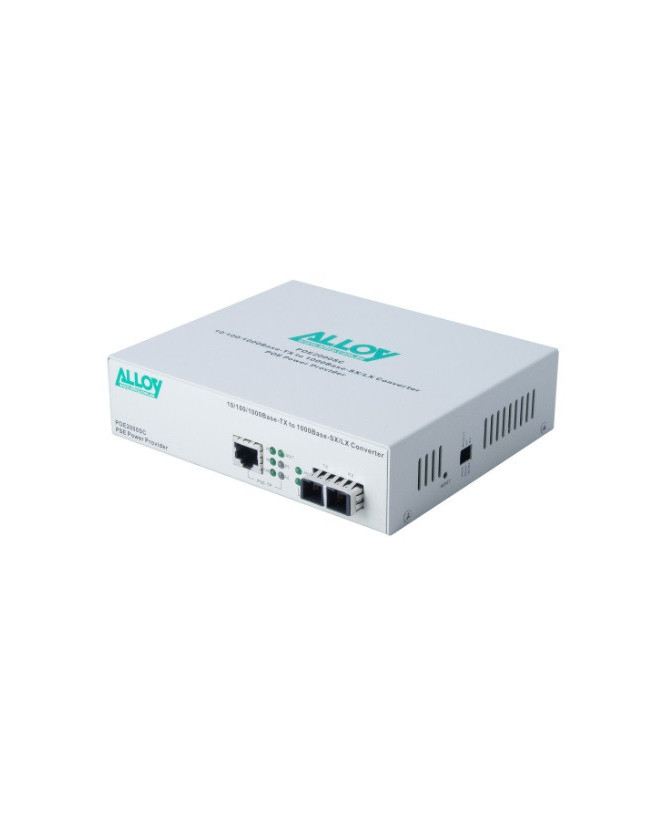 Buy Alloy POE3000 Series 10/100/1000Base-T PoE+ RJ-45 to 1000Base-SX Multimode Converter POE3000LC