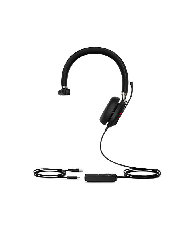 Yealink UH38 Dual Mode USB and Bluetooth Mono Headset with USB-A and UC Call Controller UH38-M-UC