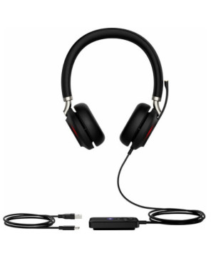 Yealink UH38 Teams Certified Dual Mode Stereo Headset with Bluetooth and USB-C Connectivity TEAMS-UH38-D-C