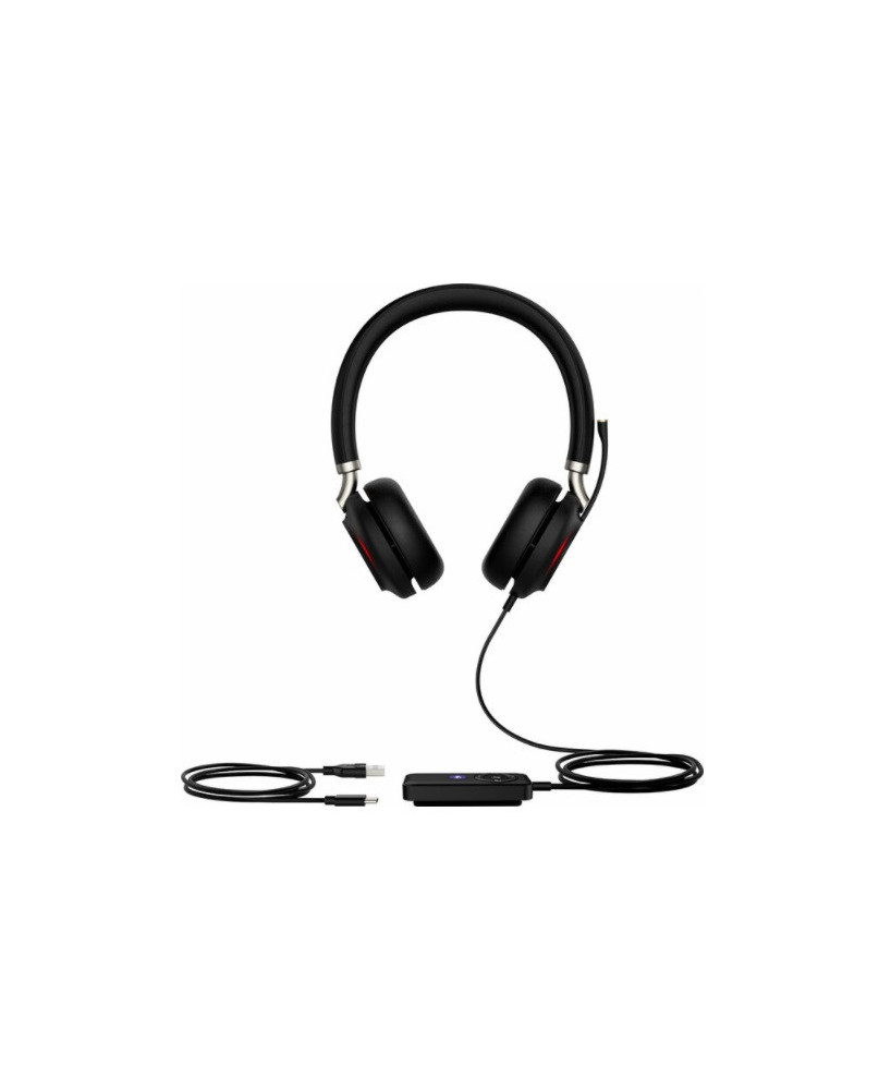 Yealink UH38 Teams Certified Dual Mode Stereo Headset with Bluetooth and USB-C Connectivity TEAMS-UH38-D-C