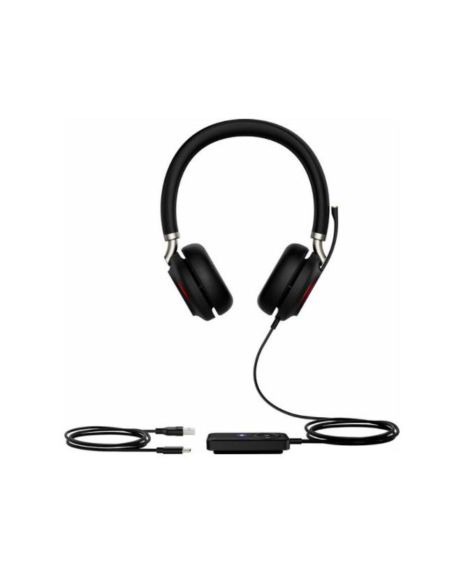 Yealink UH38 Teams Certified Dual Mode Stereo Headset with Bluetooth and USB-C Connectivity TEAMS-UH38-D-C